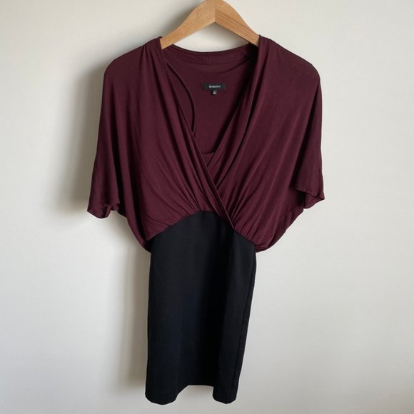 Babaton Burgundy dress Size XS - Picture 1 of 4